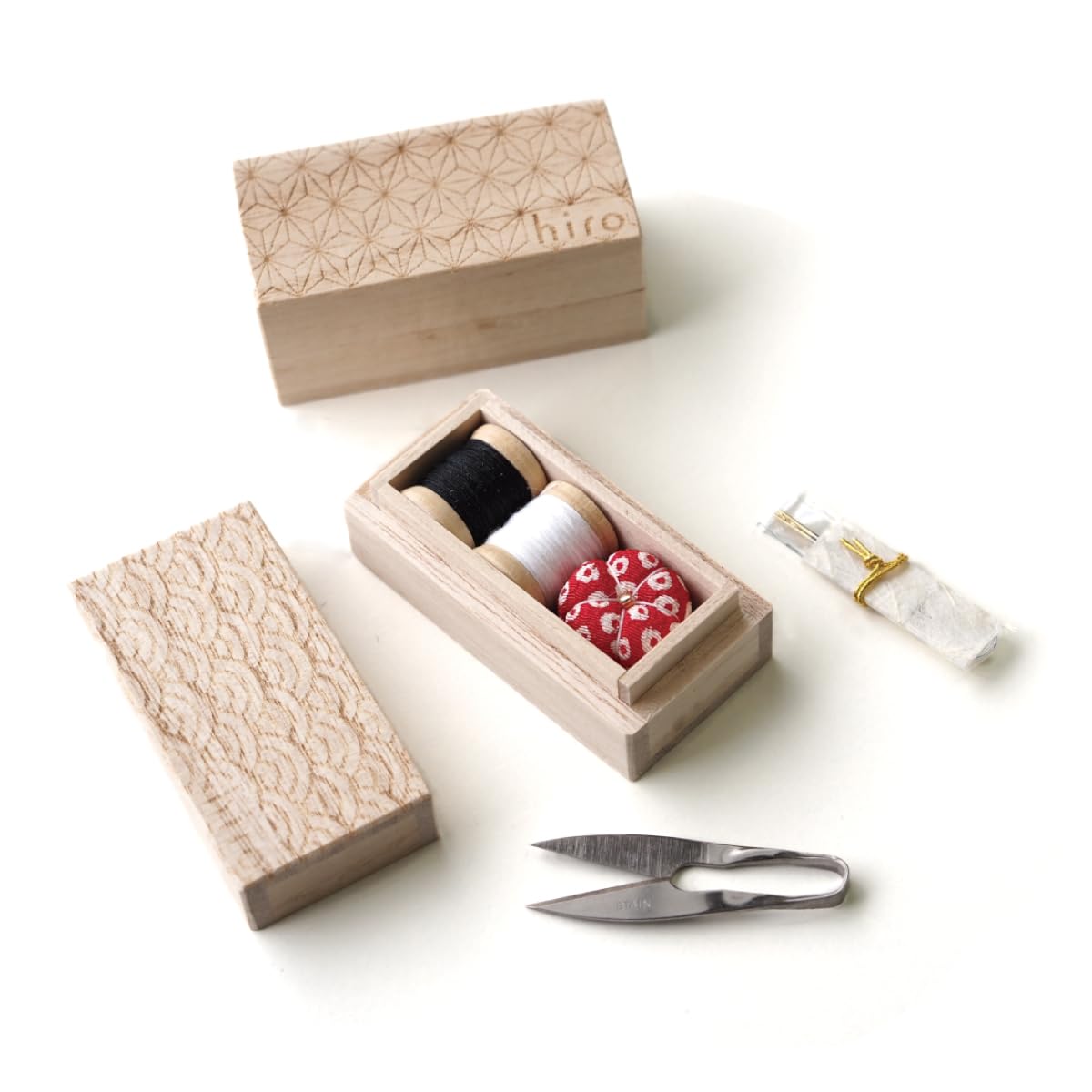 Amazon | 小さなお針箱 裁縫セット 日本製 伝統工芸 ヒロ ohari-2