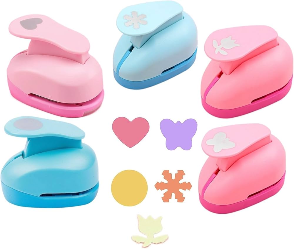 Amazon.co.jp: クラフトパンチ 5個セット カラフル クラフト ペーパー