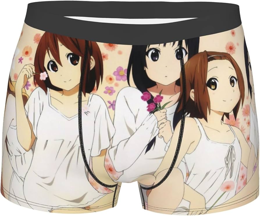 Amazon.co.jp: けいおん！ 唯 姉妹 ボクサーパンツ メンズ 下着 四角