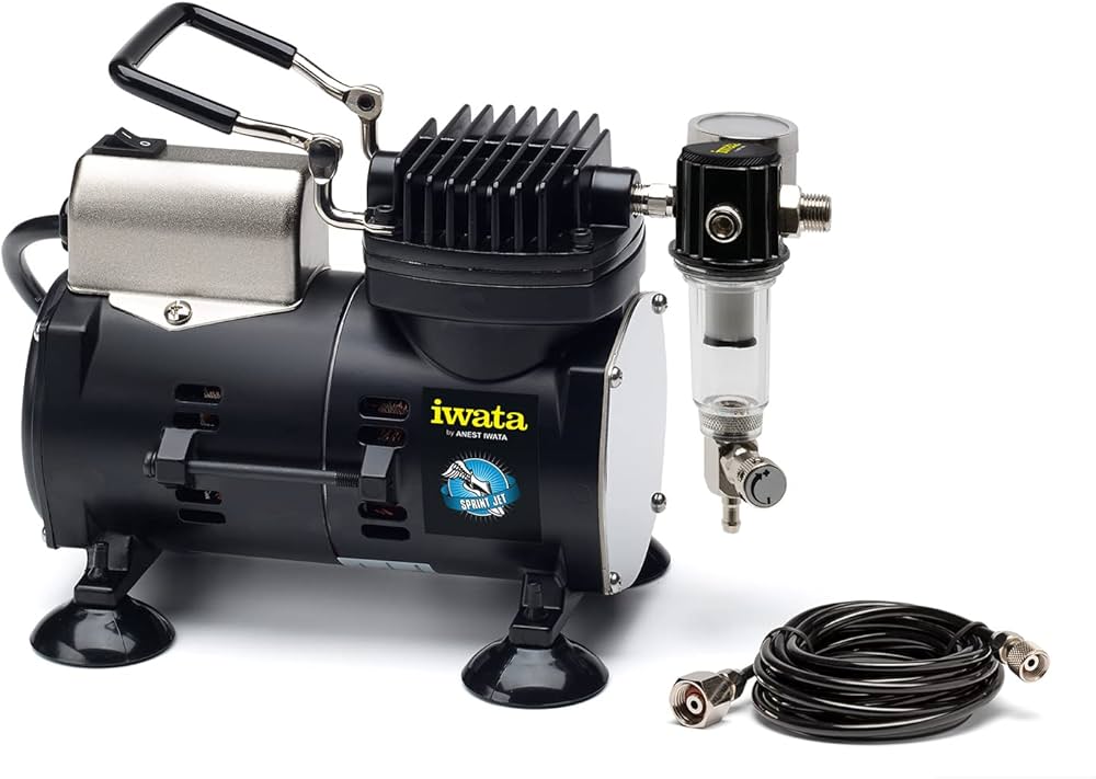 Amazon.co.jp: アネスト岩田 エアーブラシ用オイルフリーコンプレッサ