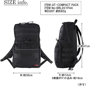 Amazon | [ブリーフィング] 公式正規品 AT-COMPACT PACK リュック