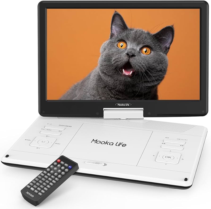 Amazon.co.jp: Mooka Life 14インチ ポータブル dvdプレーヤー 15.5型