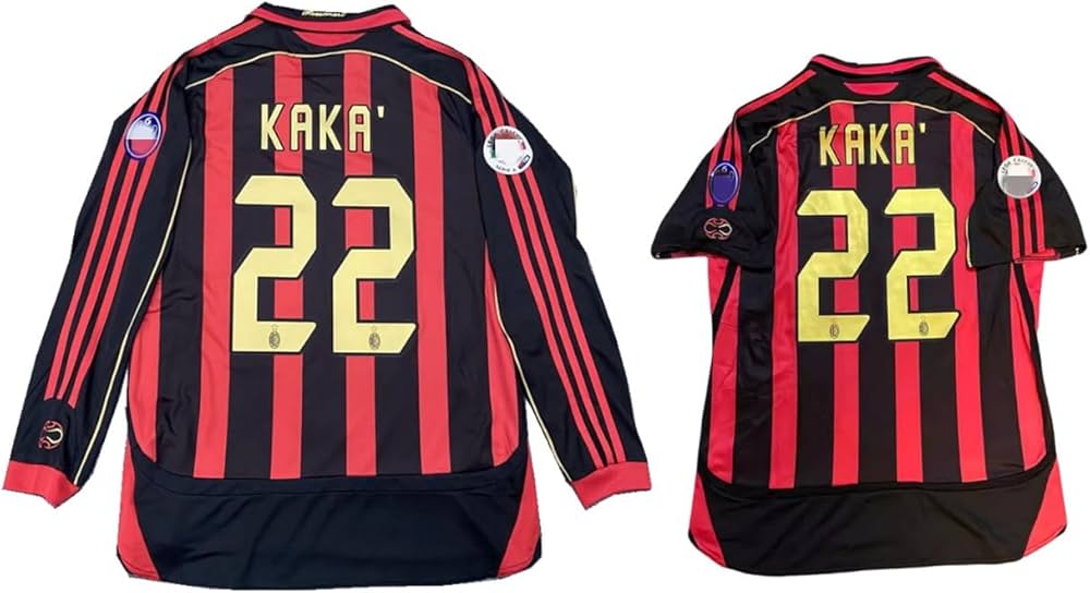 Amazon | 復古版 ACミラン サッカー ユニフォーム 2006 シーズン 番号