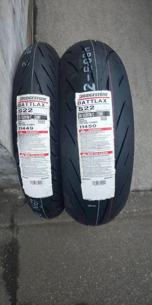 Amazon.co.jp: ブリヂストン BATTLAX S22 120/70ZR17 180/55ZR17 前後