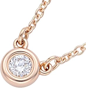 Amazon | [ティファニー] TIFFANY ダイヤモンド 0.03ct 18KRG エルサ