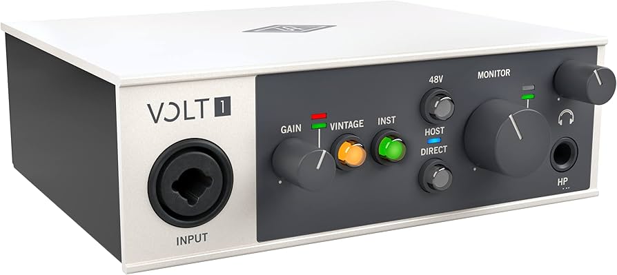 Amazon.com: Universal Audio Volt 1 USB Recording Studio Audio