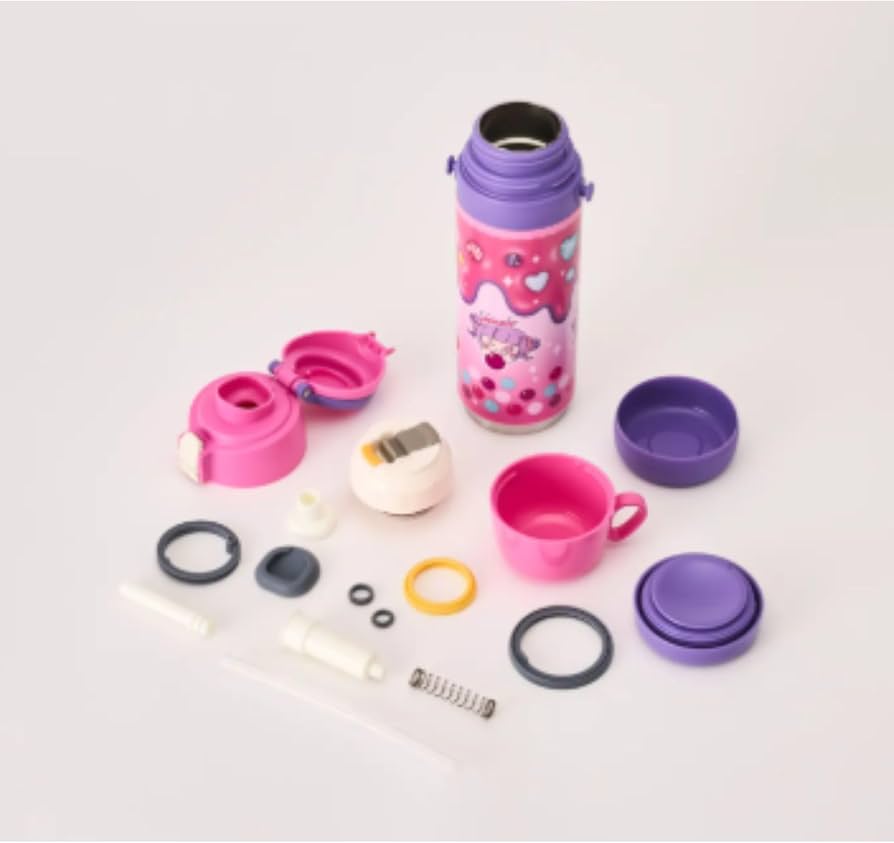 Amazon | ドウシシャ しなこちゃん 450ml 水筒 そこまで洗える3WAY