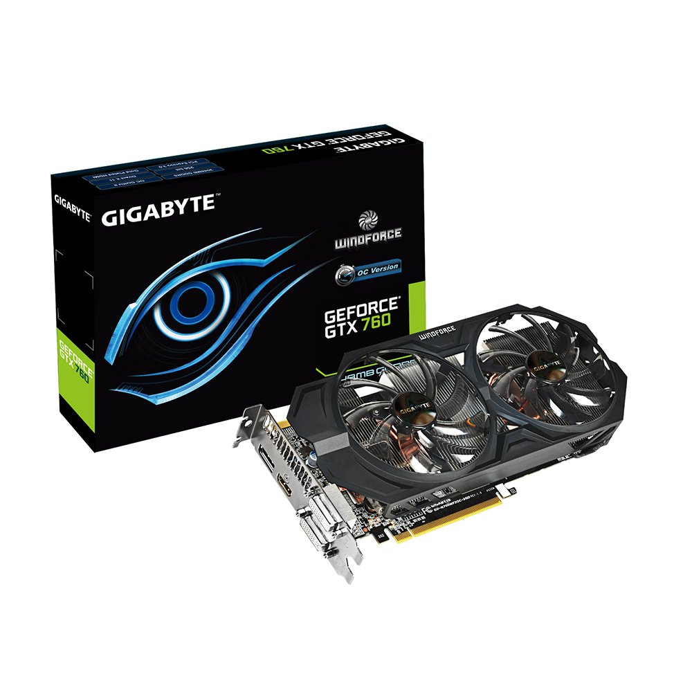 Amazon | Gigabyte GTX760 GDDR5-2GB 2xDVI/HDMI/DP OC グラフィック