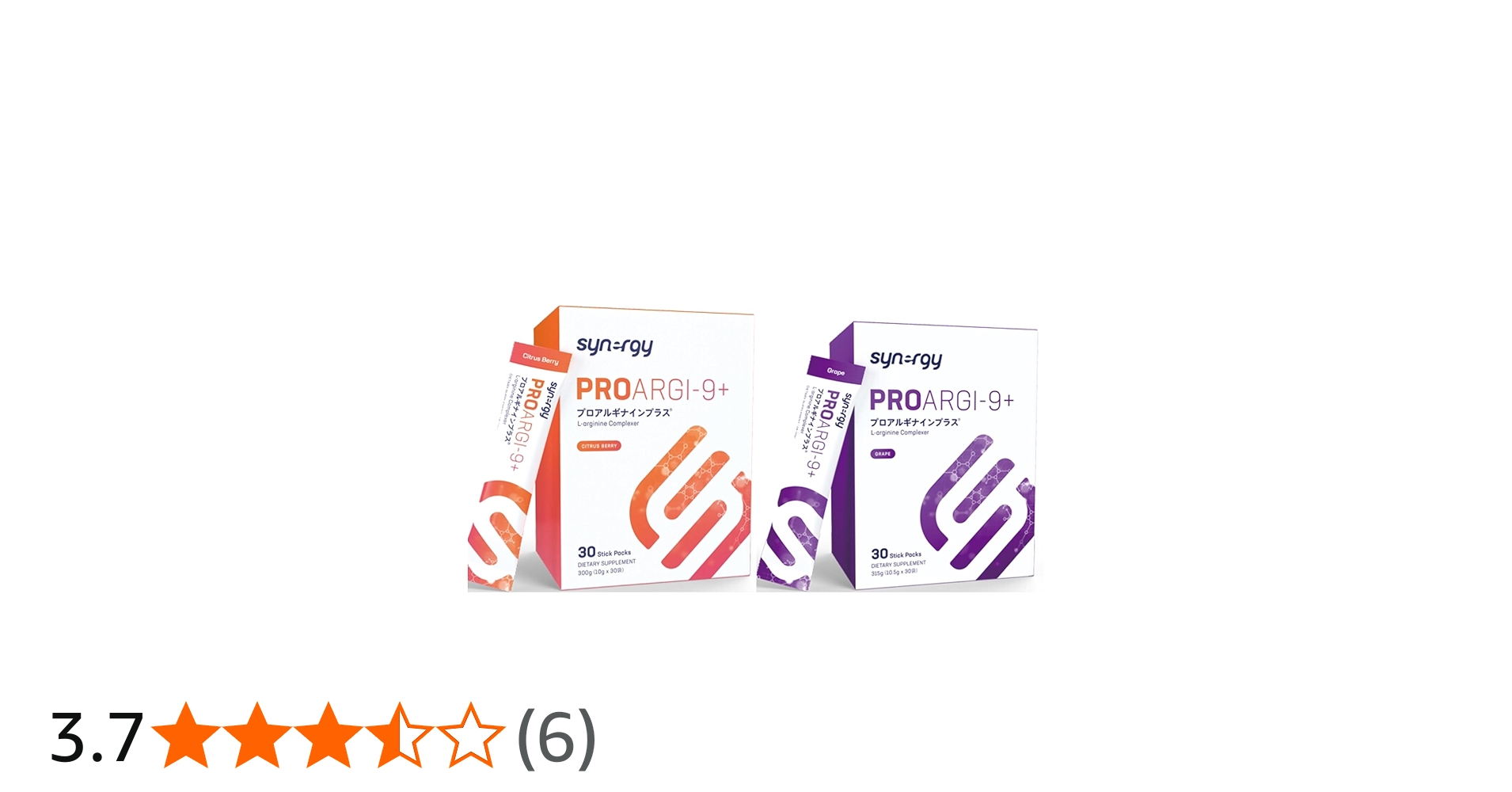 Amazon | プロアルギナインプラス シトラスベリー グレープ セット 各
