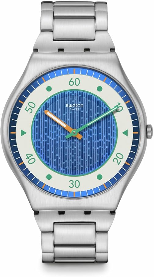 Amazon.com: Swatch Skin Irony 42 Unisex Watch Casual Polymer Grey