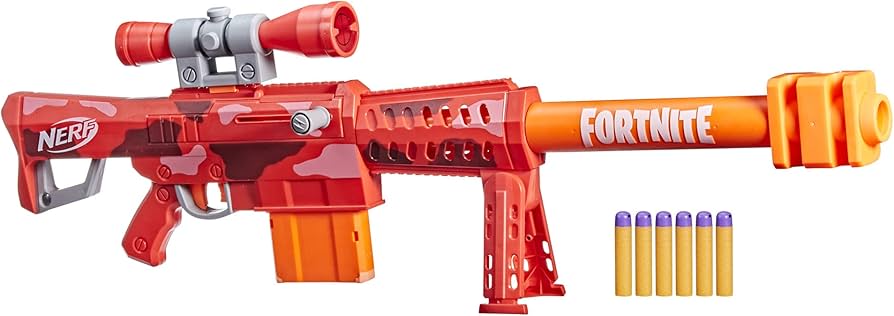 Amazon.co.jp: NERF Fortnite Heavy SR Blaster, Longest Fortnite