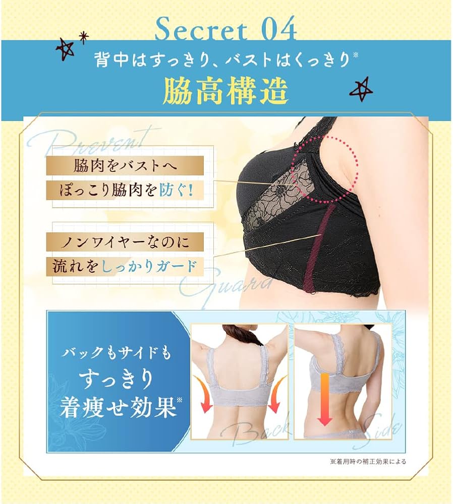 Amazon | [ROSA BLU] ロザブルー ナイトブラ [ 大きいサイズ ノン