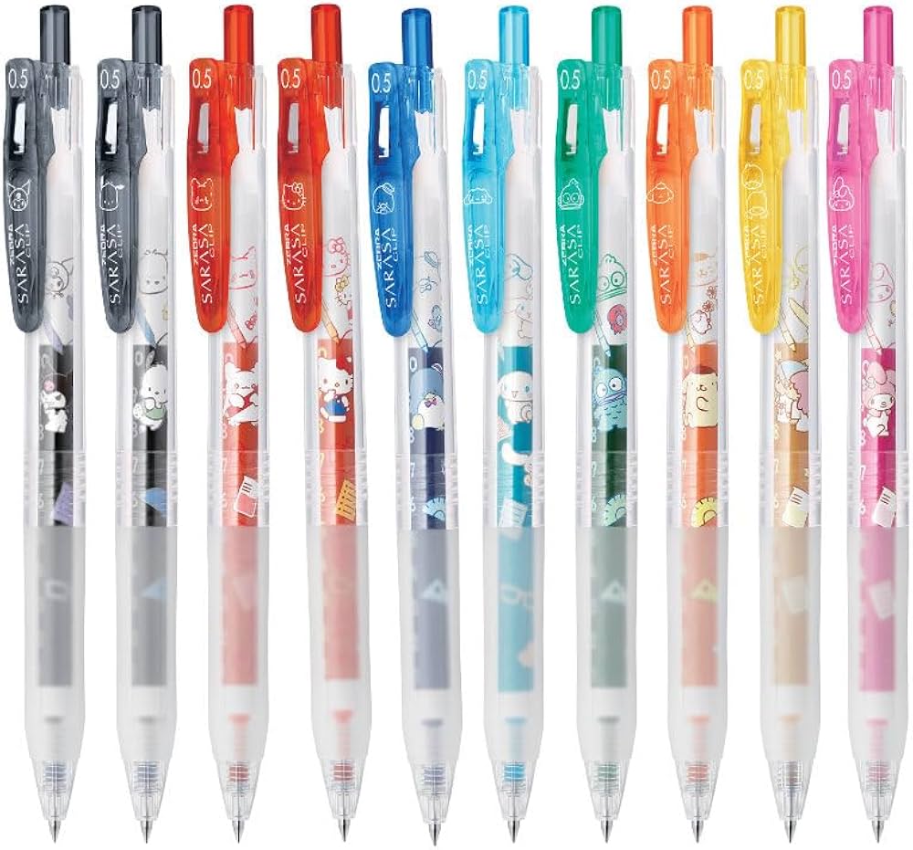 Amazon | ゼブラ サラサクリップ 限定 サンリオキャラクターズ 10本