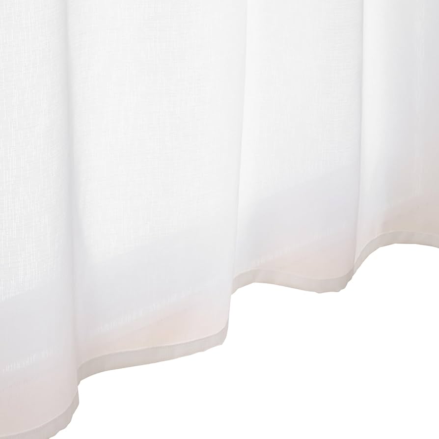 Amazon｜無印良品 【新生活】遮像 ポリエステルノンプリーツレース