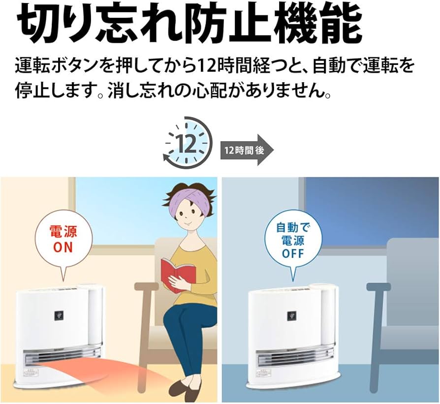 Amazon | シャープ 加湿 セラミックファンヒーター 暖房 6(8)畳/加湿