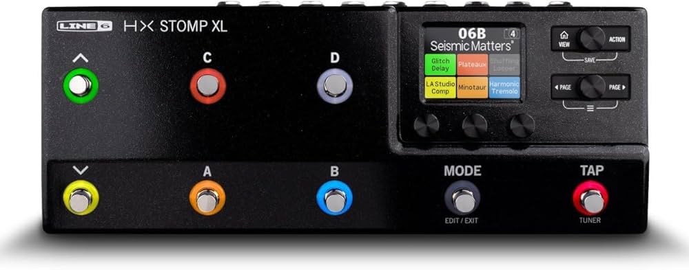 Line 6 HX Stomp XL Guitar and Bass Multi Effects Pedal and Amp
