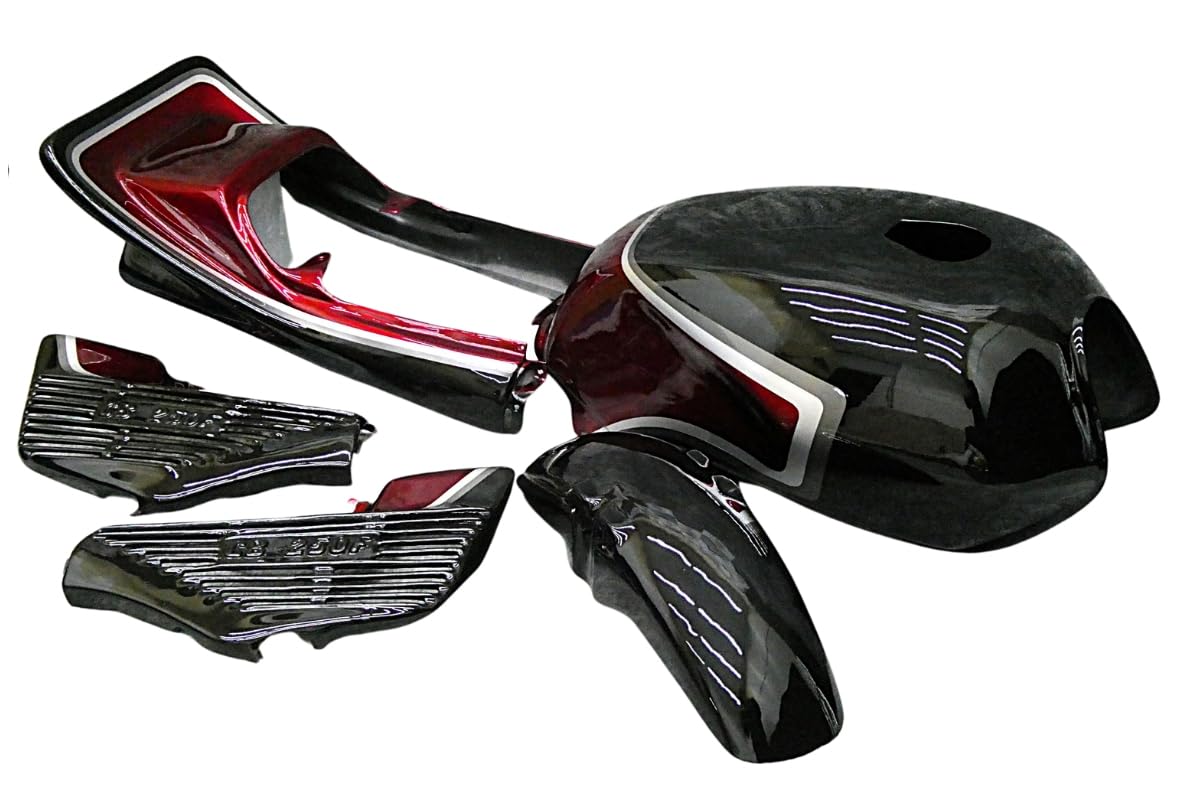 Amazon | ジェイド250 外装 カバー セット 黒赤CBX / MC23 ABS