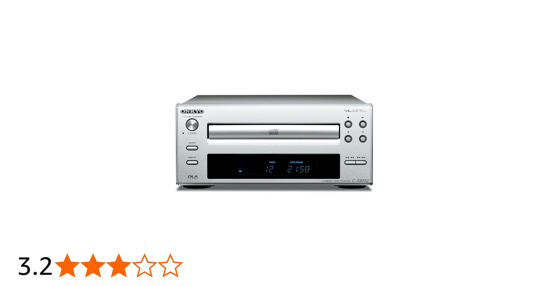 Amazon.co.jp: ONKYO INTEC205 CDプレーヤー C-705FX2(S) シルバー