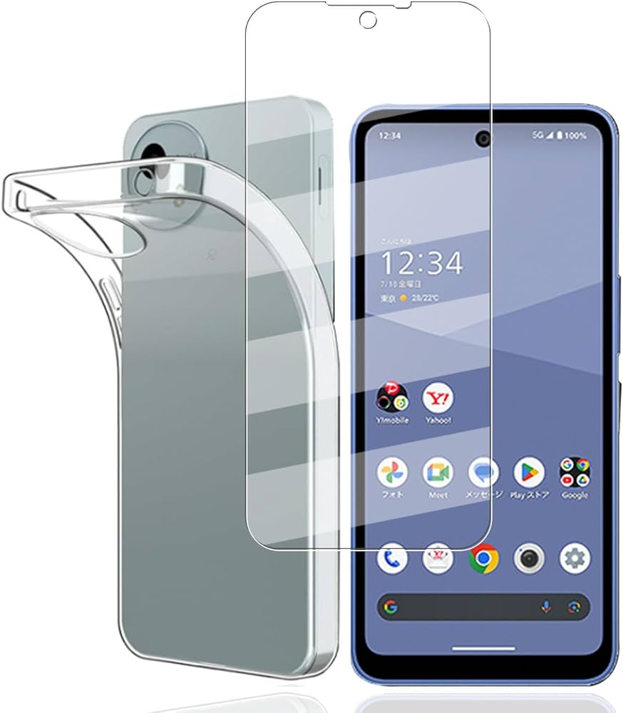 Amazon.co.jp: 【1枚ガラスフィルム+ ケー ス】対応AQUOS wish5 SH-52F