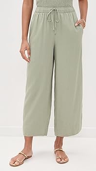 Z SUPPLY Women's Easton Linen Pants, Avocado, M at Amazon Women's