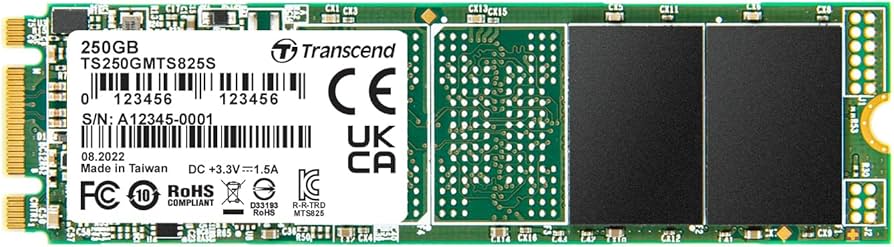 Amazon.com: Transcend MTS825 250GB M.2 2280 SATA III SSD, Up to