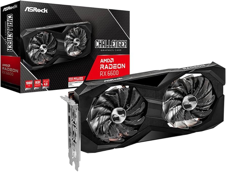 Amazon.com: ASRock AMD Radeon RX 6600 Challenger D 8GB GDDR6