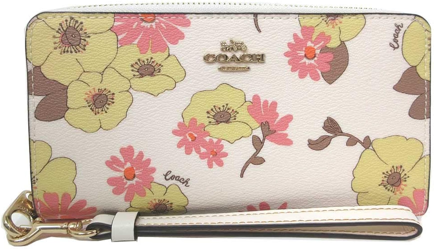 Amazon | [コーチ] 財布 長財布 フローラル クラスター プリント