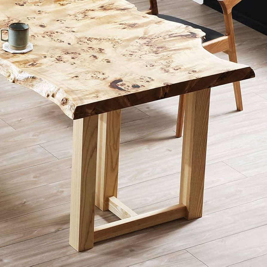 Amazon｜アトリエ木馬 一枚板テーブル用脚 ダイニングテーブル 2脚