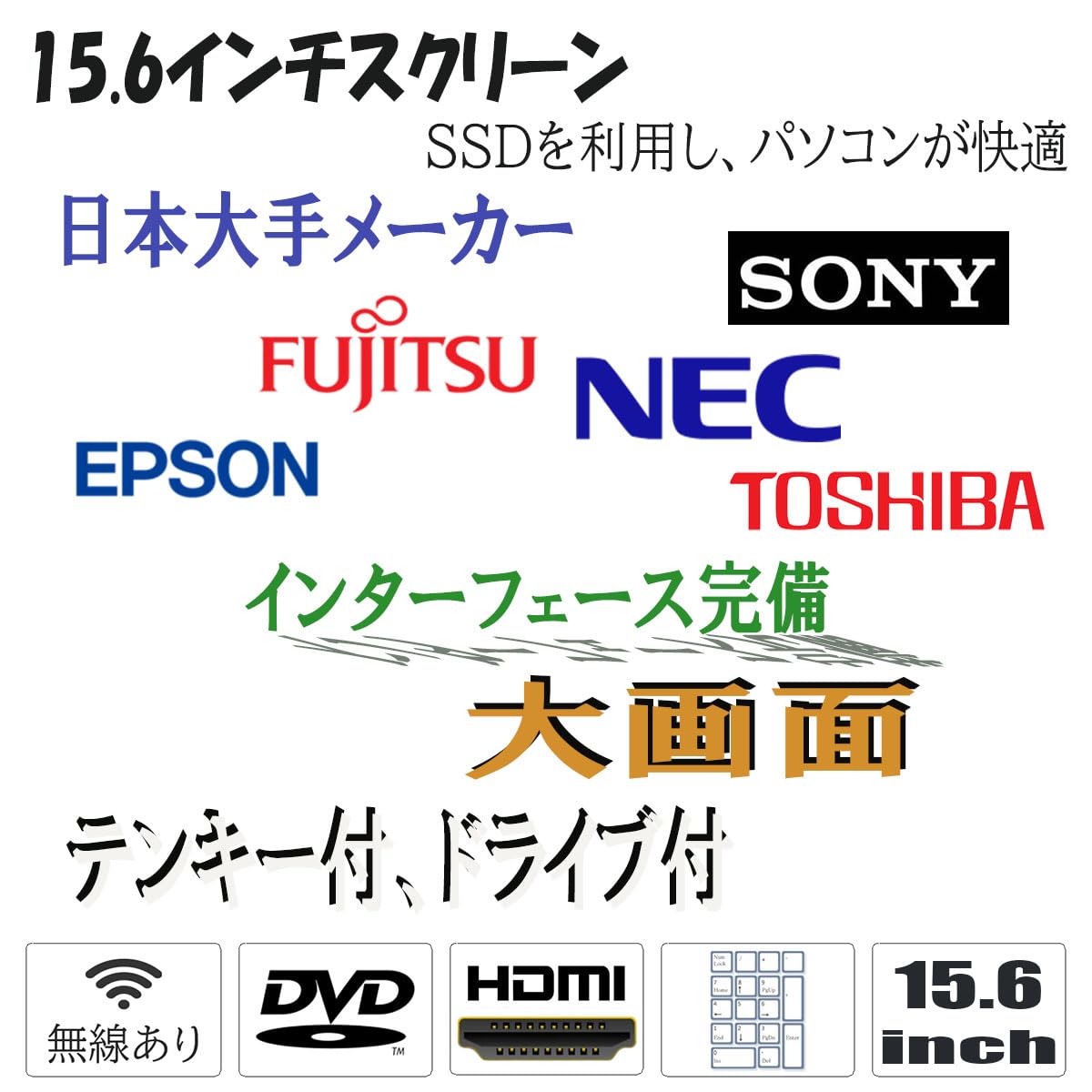 Amazon.co.jp: 【整備済み品】 Windows11/MS Office 2021搭載/中古