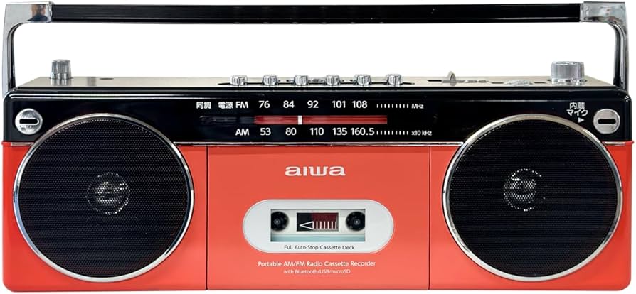 Amazon.co.jp: Aiwa アイワ ラジカセ audio -G RCP2 カセットテープ