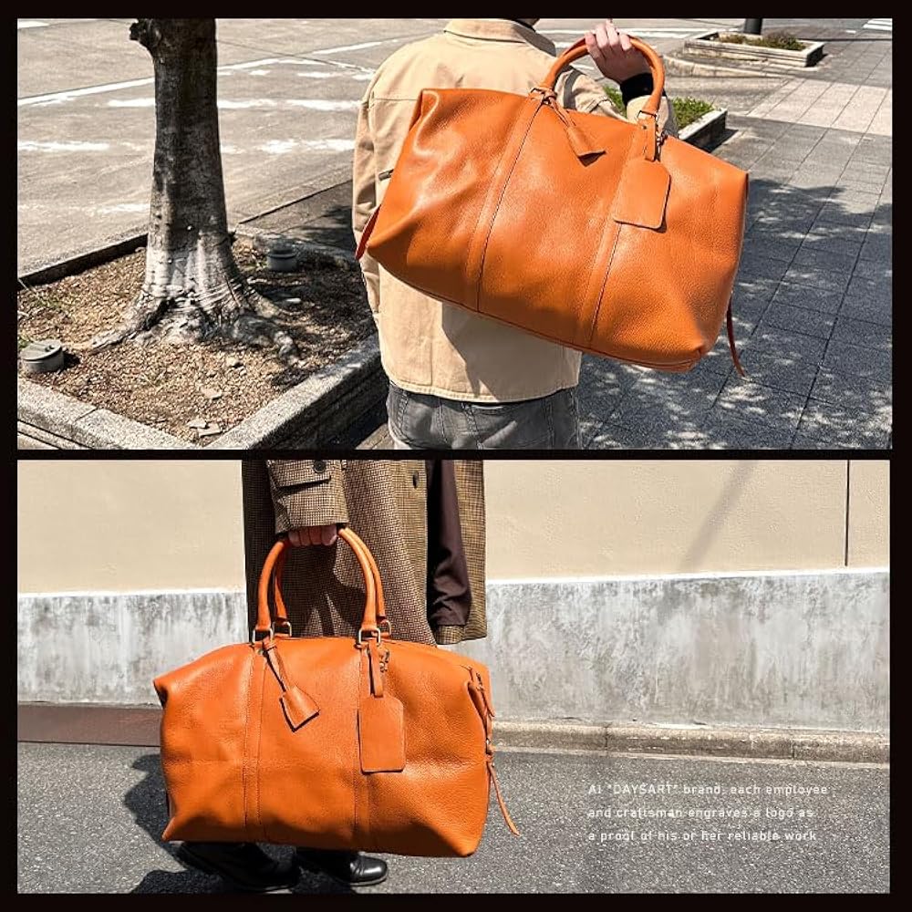 Amazon | [デイズアート] ボストンバッグ レザー メンズ 本革