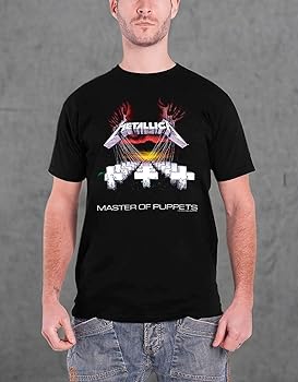 Amazon.com: Metallica T Shirt Master of Puppets Album Tracks