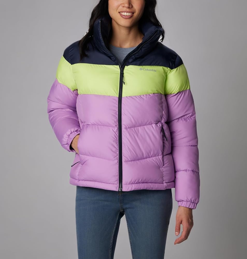 Amazon.com: Columbia Women's Puffect Color Blocked Jacket, Gumdrop