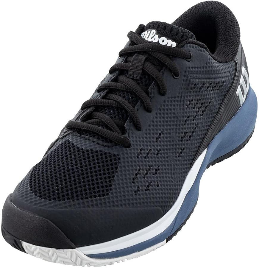 Amazon | ウィルソンラッシュプロエース, ブラック/チャイナブルー