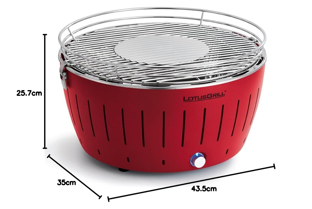 Amazon | ハーフェレジャパン ロータスグリルXL お試し炭付 レッド G