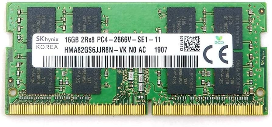 SK hynix メモリー DDR4 16GB×2枚 計32GB(管理番号:16 SK Hynix 32GB