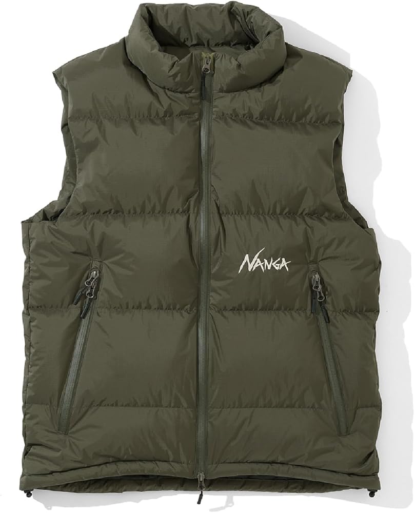 Amazon | [ナンガ] 別注 AURORATEX EMBROIDERY DOWN VEST オーロラ