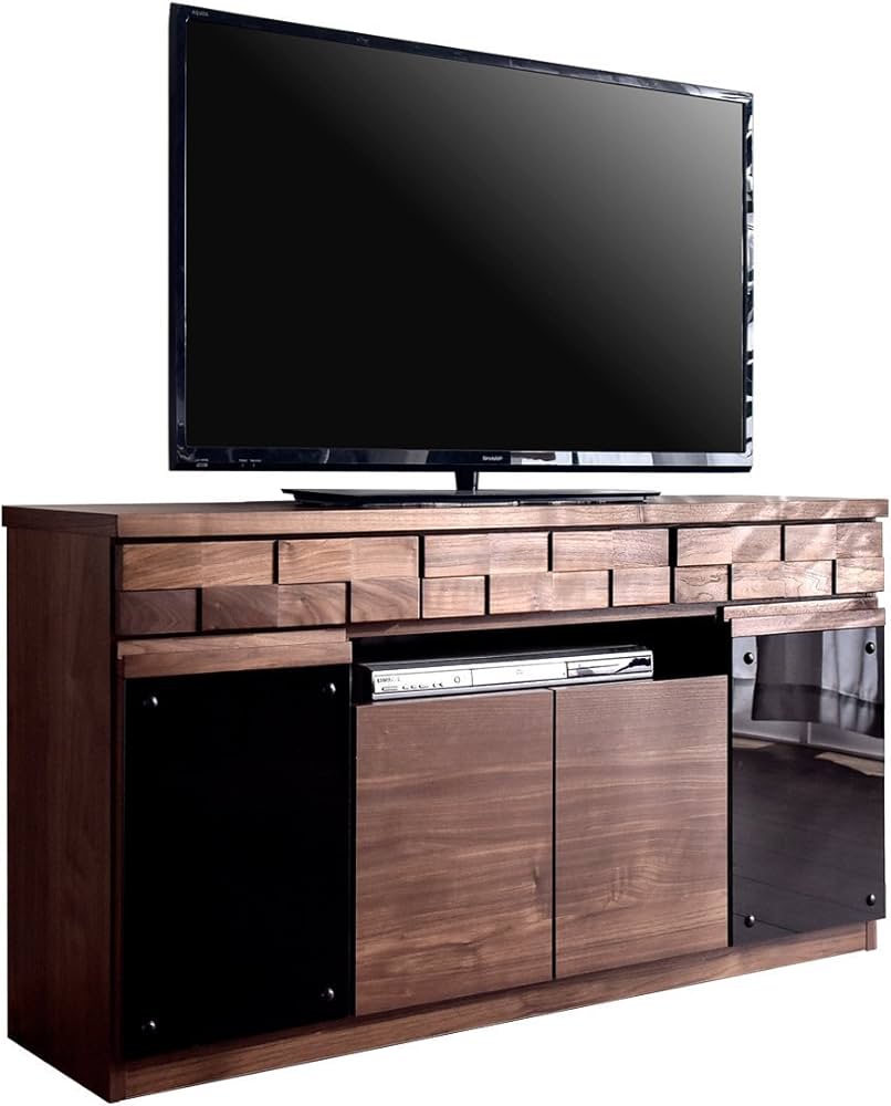 Amazon.co.jp: タンスのゲン 日本製 完成品 テレビ台 幅120cm ハイ