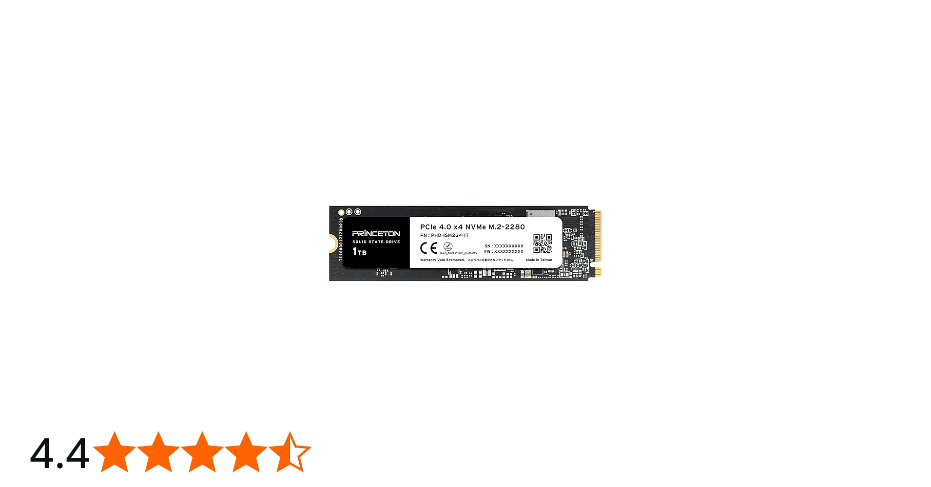 Amazon | プリンストン 内蔵 SSD 1TB PCIe Gen 4.0 x4 NVMe 連続