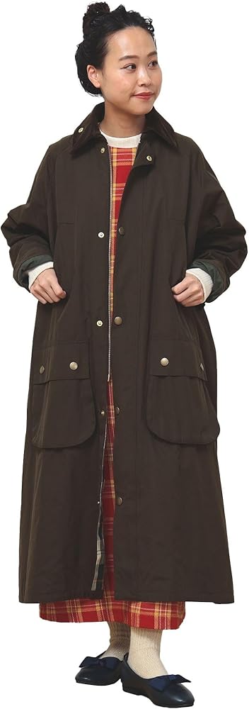 Amazon | [ビームスボーイ] コート Barbour 別注 Balvenie Long Jacket