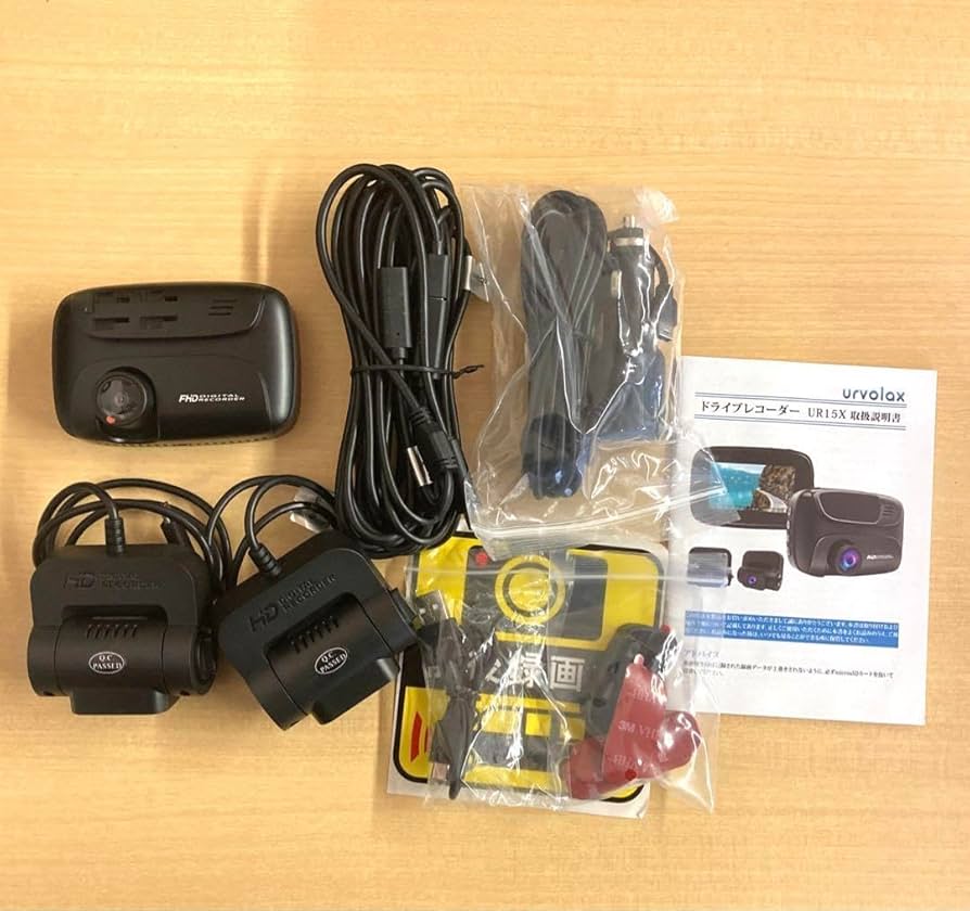 Amazon.co.jp: URVOLAX ドライブレコーダー 3カメラ 前後カメラ車内360