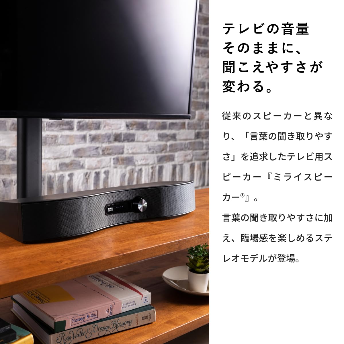 Amazon.co.jp: ミライスピーカー ステレオ テレビ用スピーカー SF