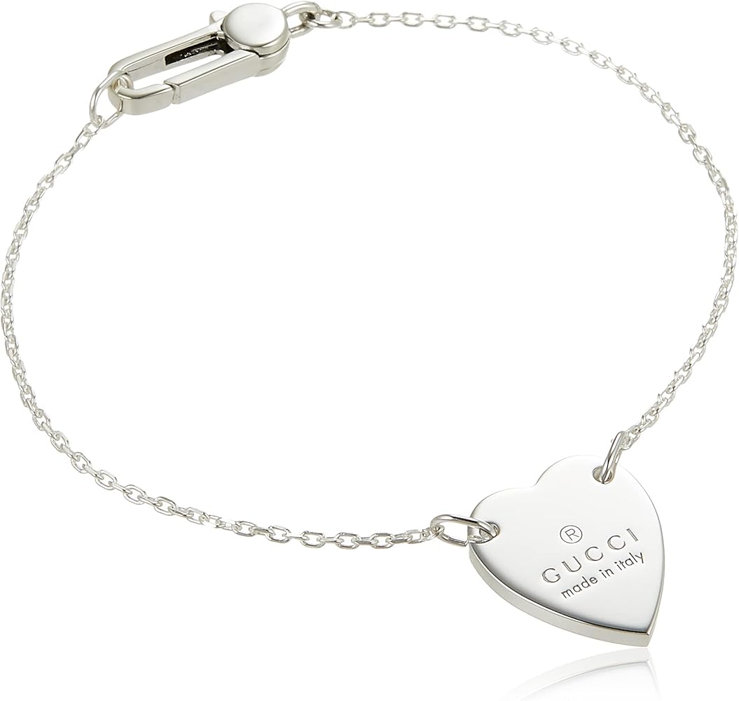 Amazon.co.jp: [グッチ] ブレスレット 223513-J8400-8106 ハートロゴ