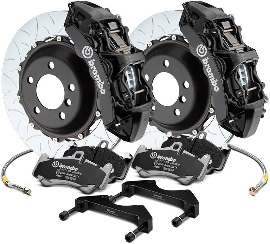 Amazon | Brembo フロントブレーキキット スロット付き 405x34 2ピース