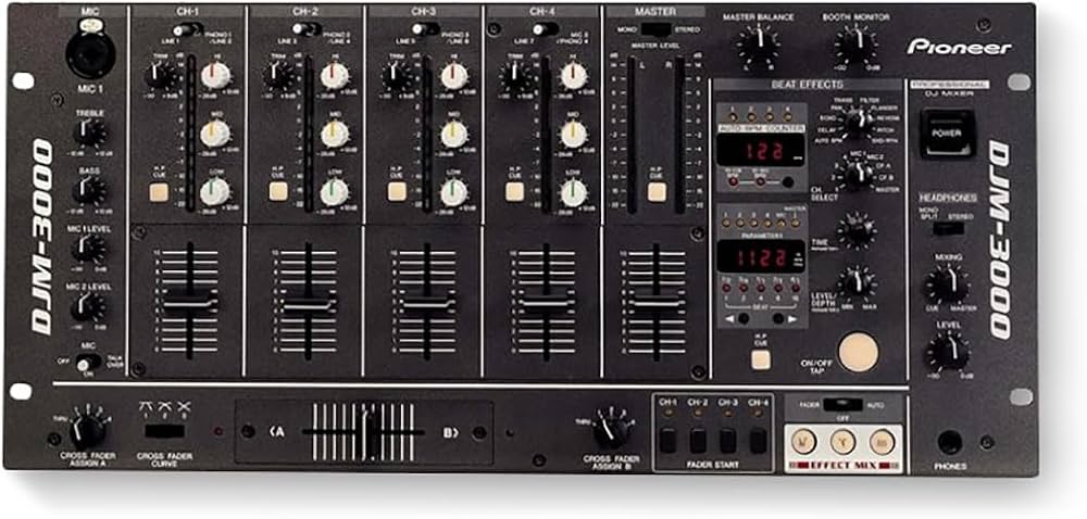 Pioneer DJM-3000 Rack Mount Pro Dj Mixer : Amazon.in: Musical