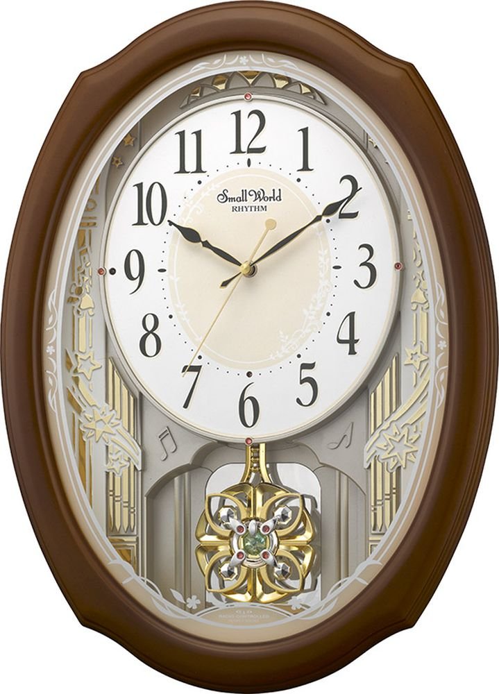 Amazon.co.jp: リズム(RHYTHM) 掛け時計 電波時計 アナログ 30曲