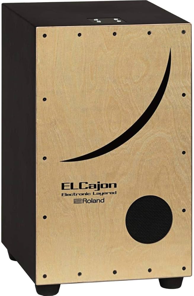 Amazon.com: Roland ELCajon Electronic Layered Cajon, Natural (EC