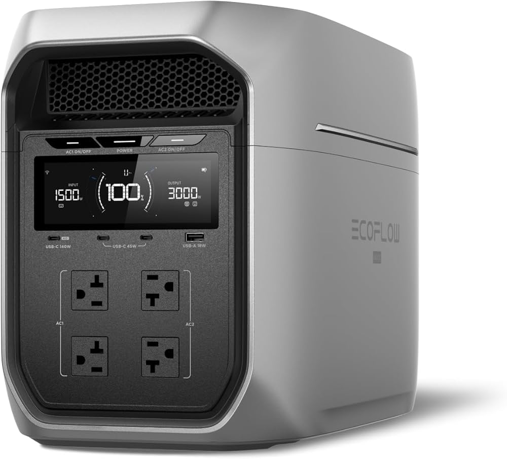 Amazon.co.jp: EcoFlow ポータブル電源 DELTA 3 Max Plus 2048Wh 大