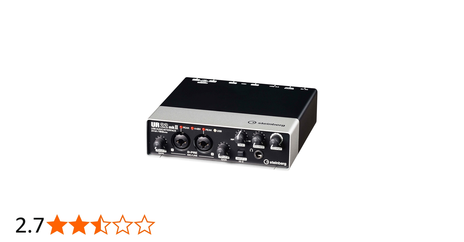 Amazon.co.jp: 【整備済み品】 Steinberg スタインバーグ 2x2 USB2.0