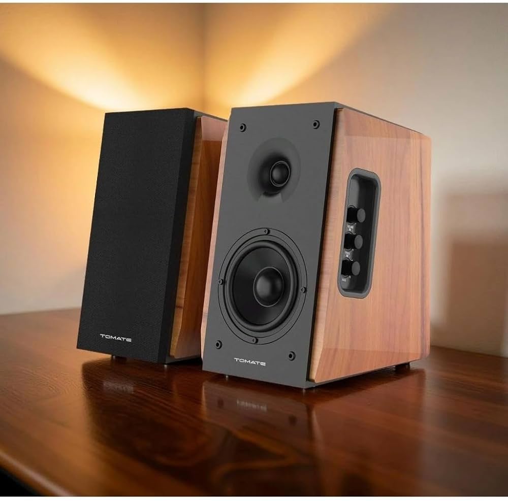 Caixa De Som Ativa Monitor Bluetooth Óptico Mts 2046 Preto